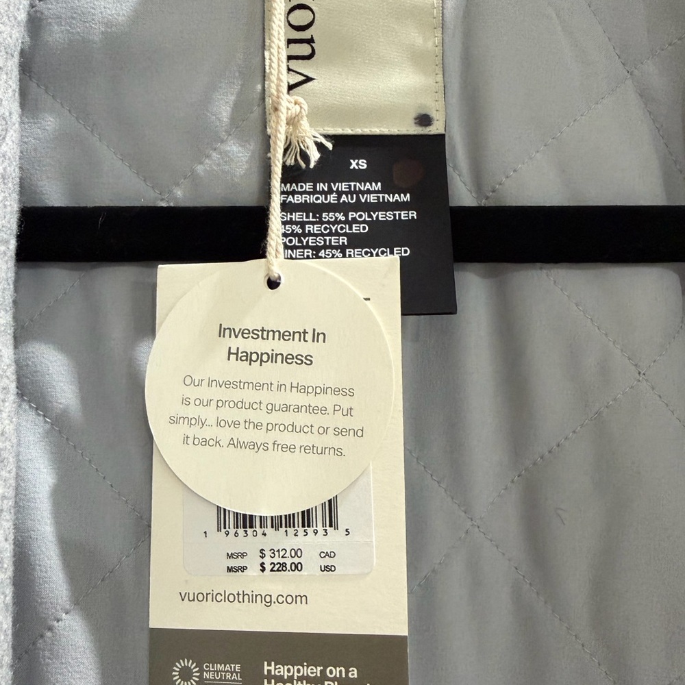 Vuori Women's Light Gray Trench Coat - Picture 4 of 8